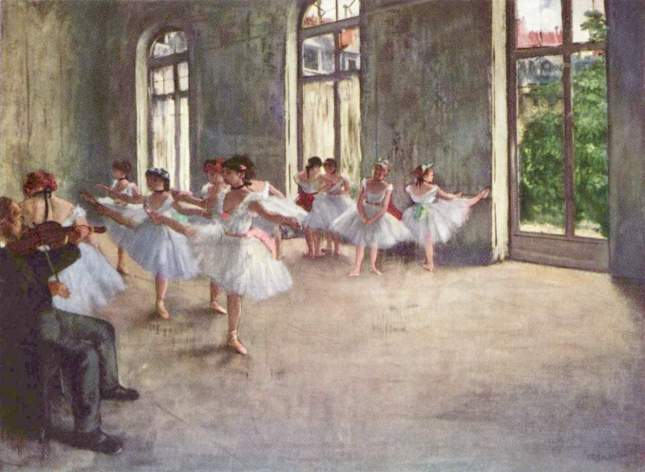 Edgar Degas Ballet Rehearsal, 1873