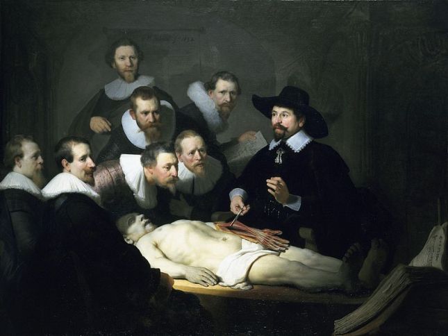 Rembrant The Anatomy Lesson of Dr. Nicolaes Tulp, 1631